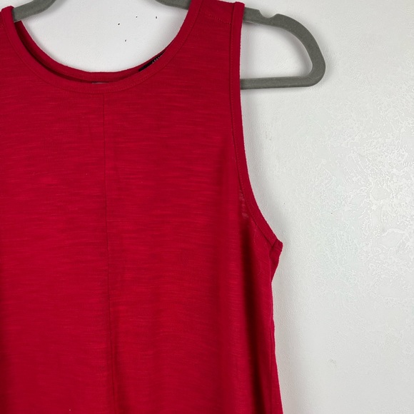 J.Crew Mercantile Tank Top Red Keyhole Womens Size Medium Sleeveless Top - Picture 3 of 12